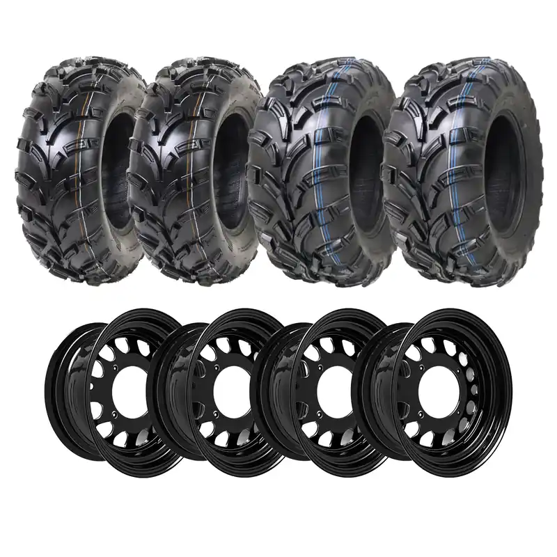 Extra rabatt ATV Hjul 4/110 P373 MudTrail 26x14 Stål