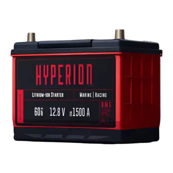 Batteri Atomique Batteries Hyperion Litium 12V 60Ah Snabb frakt