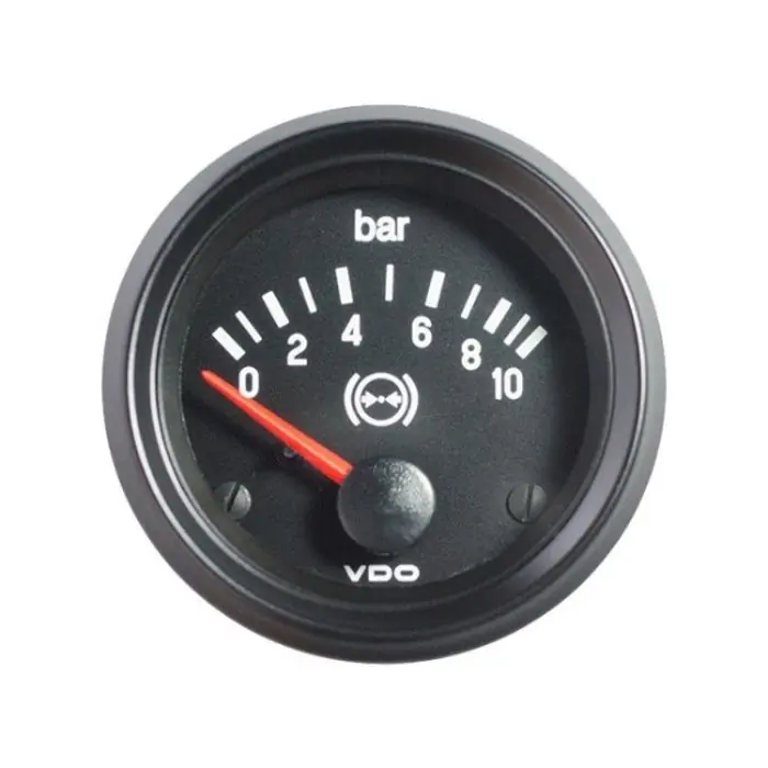 Mätare VDO International Bromstryck 24V 10 Bar 52mm Endast idag