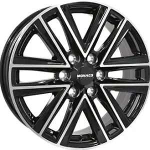 Snabb frakt MONACO WHEELS VT1 BLACK/POLISHED 8X18