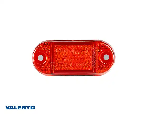 Positionsljus LED Valeryd Röd 65x28x18 Fynd