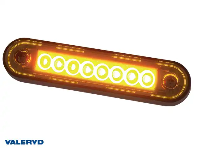 Sidomarkeringsljus LED Valeryd Gul 120.4×12.8 Rabatter