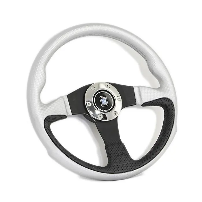 I lager Ratt Nardi Challenge 350/45 Läder Silver/Svart