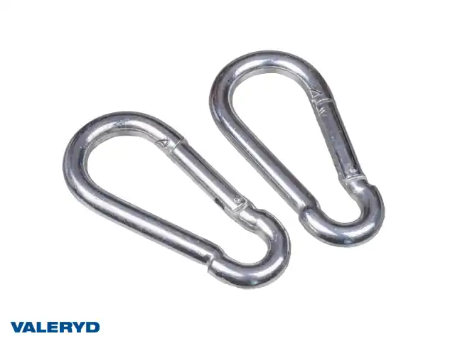 Karbinhake 4×40, 90Kg galvaniserad (2-pack) I lager