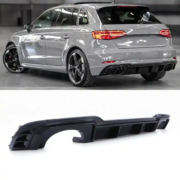 Fri frakt Diffuser Gravity Performance Audi A3 8V S-Line 17-20 RS3 Style