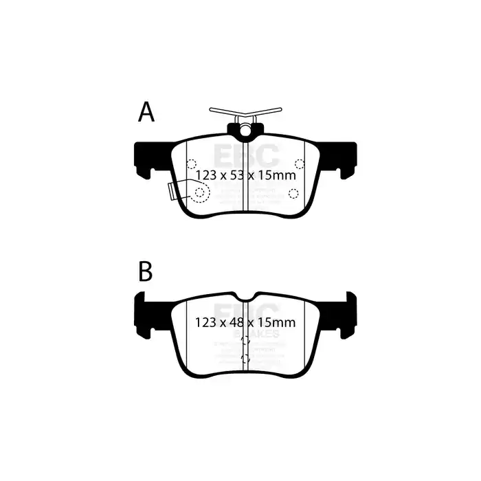 Snabb leverans Bromsbelägg EBC DP22384