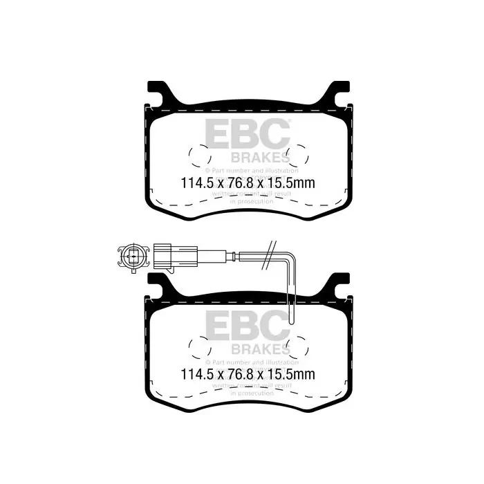 Bromsbelägg EBC DP22392 Lägg i varukorgen