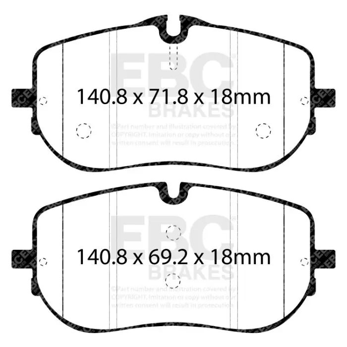 Bromsbelägg EBC DP22484 Rabatt