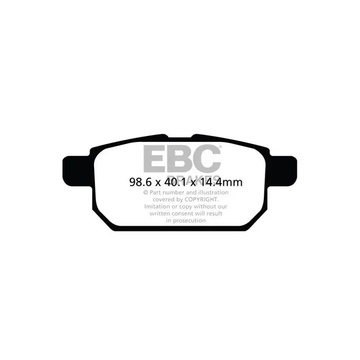 Bromsbelägg EBC DP42120R Kampanj