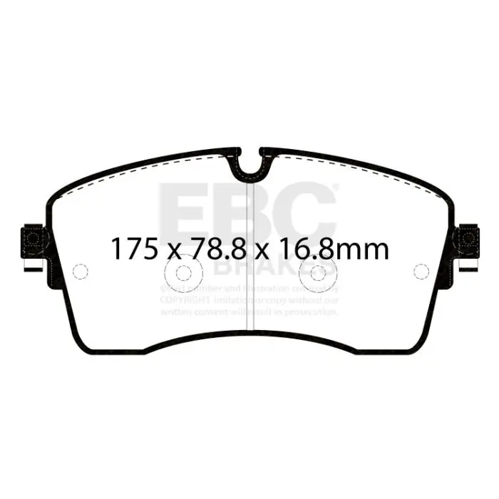 Bromsbelägg EBC DP42385R Extra rabatt