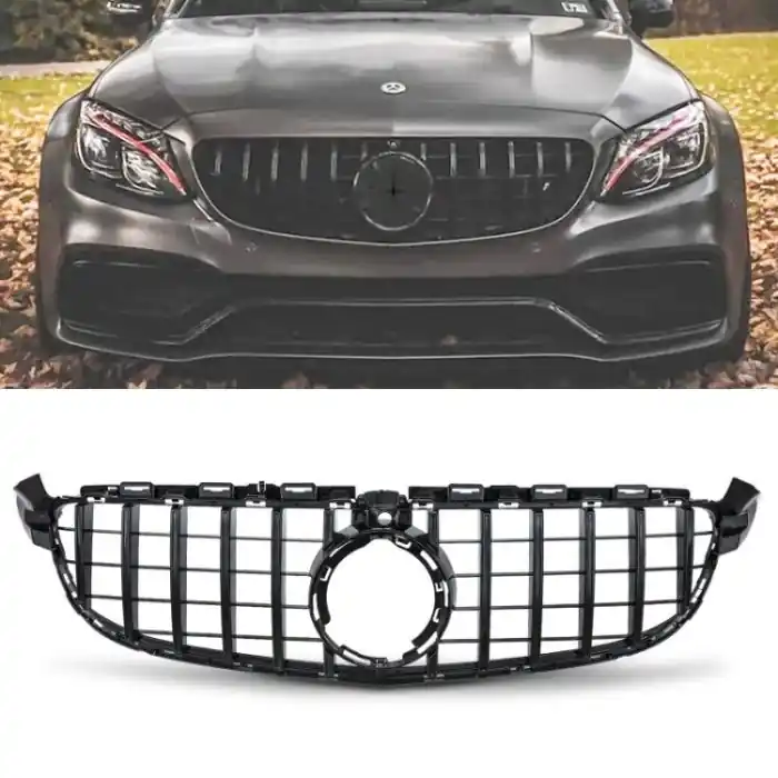 Grill Gravity Performance Mercedes C63 AMG S205 19-21 Med Kamerahål Panamericana GTR Style Sista chansen