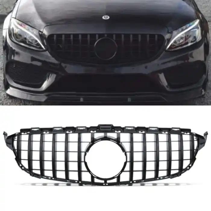 Lågt pris Grill Gravity Performance Mercedes C-Klass W205 14-18 Panamericana GTR Style