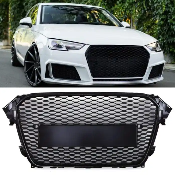 Populär Grill Gravity Performance Audi A4 B8.5 12-16 Utan Emblem RS4 Style Honeycomb