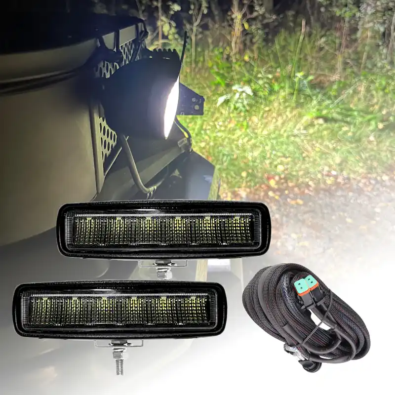 2st Arbetsbelysning Slim Reflektor 30W / 2520 Lumen Med Kablage Sänkt pris
