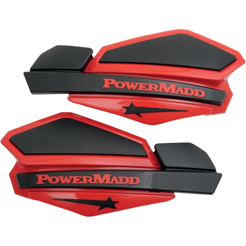 Bästa pris Powermadd Star Series Handskydd Röd / Svart