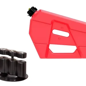 Billig Tesseract Bränsledunk 5L Röd CF-Moto med fäste