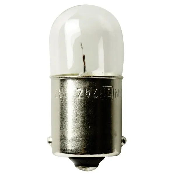 Kampanj Glödlampa BA15s 12V 5W Glob vit 19x37,5mm