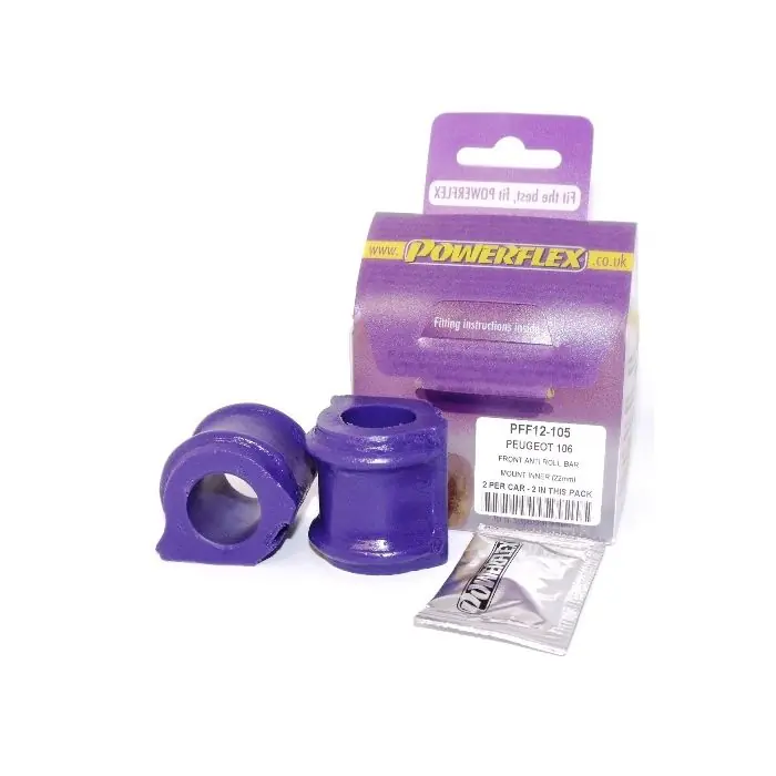 Bussningskit Powerflex PFF12-105 Front Anti Roll Bar Mount (Inner) 22mm Sänkt pris