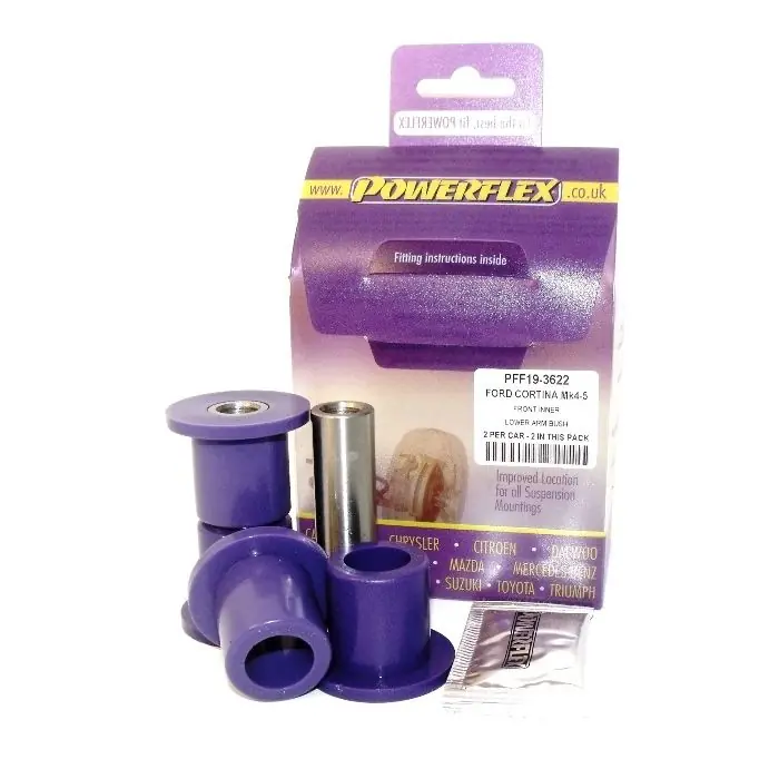 Expressleverans Bussningskit Powerflex PFF19-3622 Front Inner Lower Arm Bush