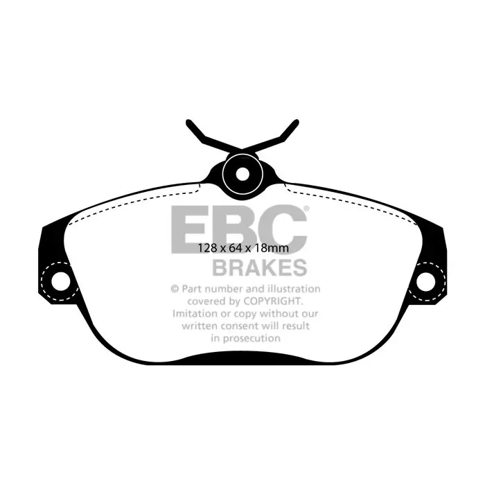 I lager Bromsbelägg EBC Ultimax DP1095