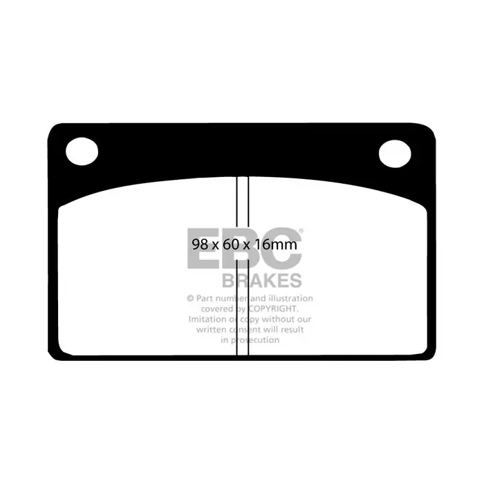 Bromsbelägg EBC Ultimax DP143 Snabb leverans