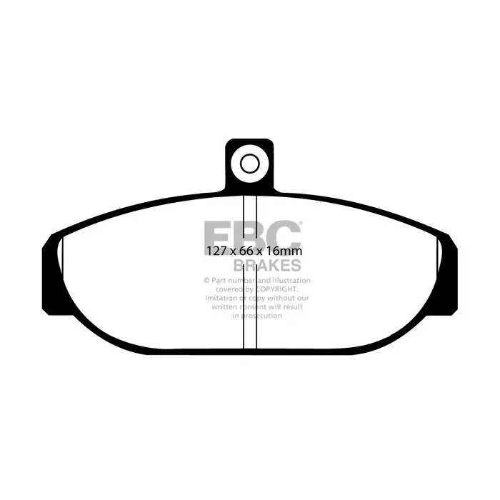 Fri frakt Bromsbelägg EBC Yellowstuff DP4435R